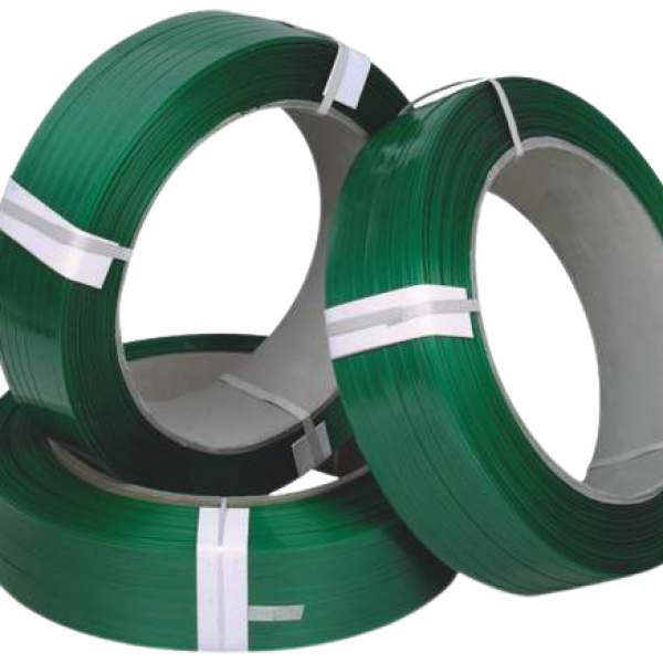 Strapping Band PET Green Painted